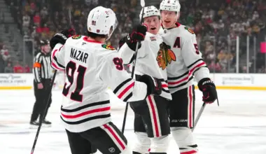 Chicago Blackhawks sending 21-year-old rookie to the AHL's Rockford IceHogs