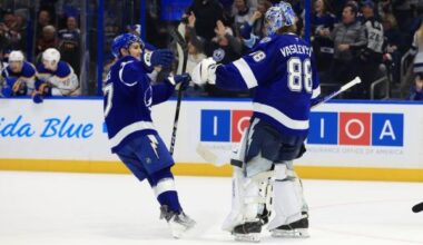 Lightning score late in regulation, late in OT to top Sabres