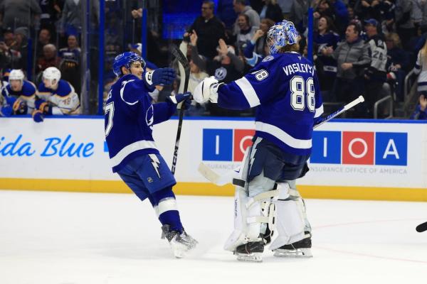 Lightning score late in regulation, late in OT to top Sabres