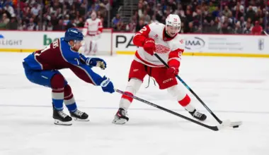 Detroit Red Wings forward has played himself off Steve Yzerman's trade block