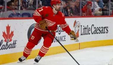 Dylan Larkin reveals which Team USA teammate he’d like to see on the Detroit Red Wings