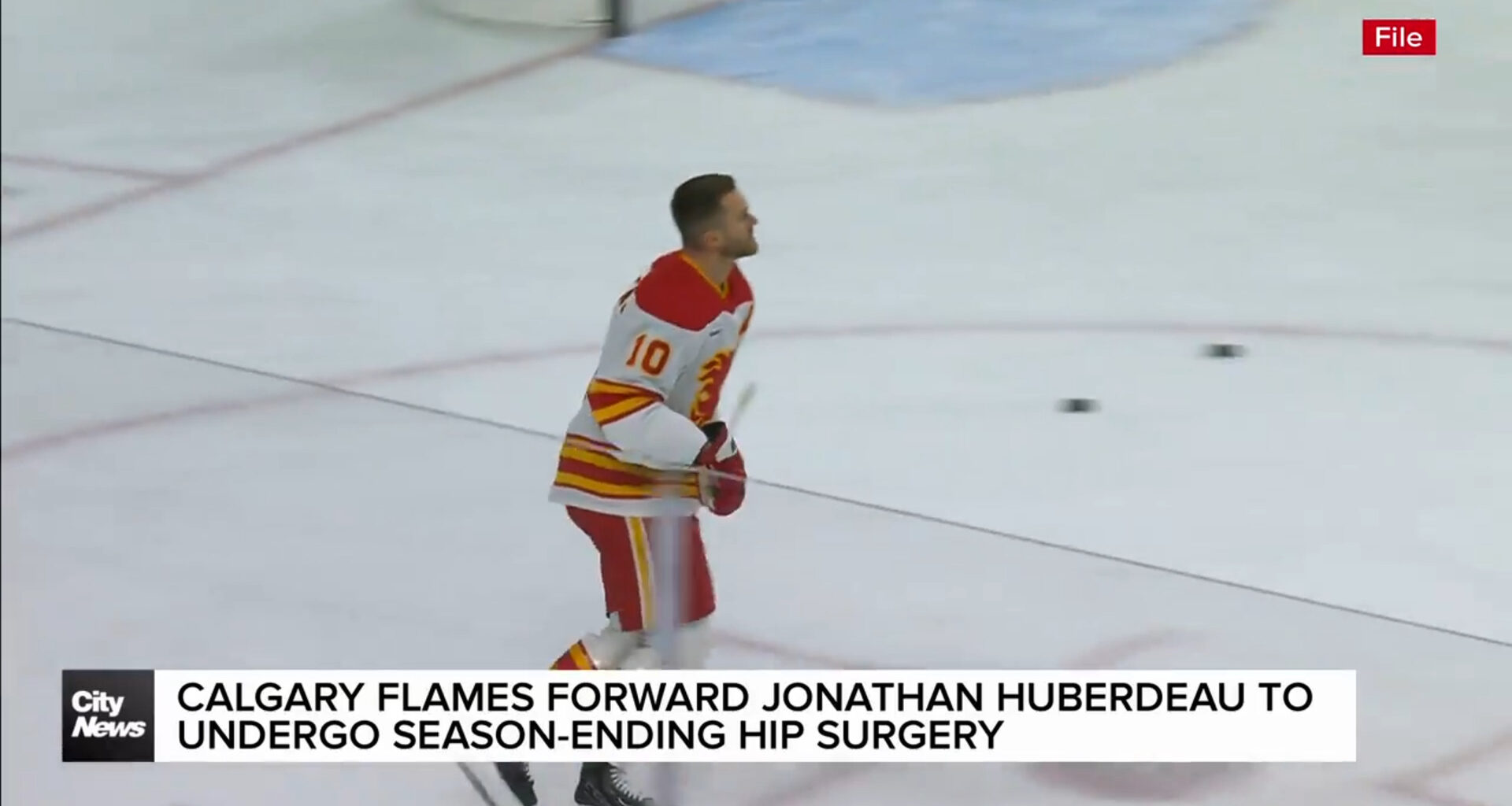 Calgary Flames forward Jonathan Huberdeau to undergo season-ending hip surgery