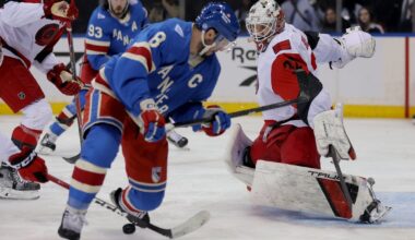 Hurricanes' Brandon Bussi hands Rangers another home blanking