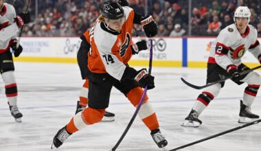 Senators' Tim Stutzle once again sinks Flyers in OT