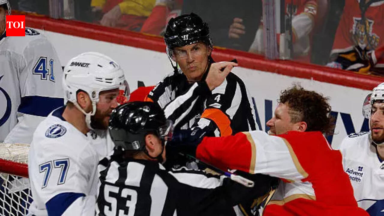 Matthew Tkachuk and Victor Hedman clash after JJ Moser incident during Florida Panthers and Tampa Bay Lightning game | NHL News