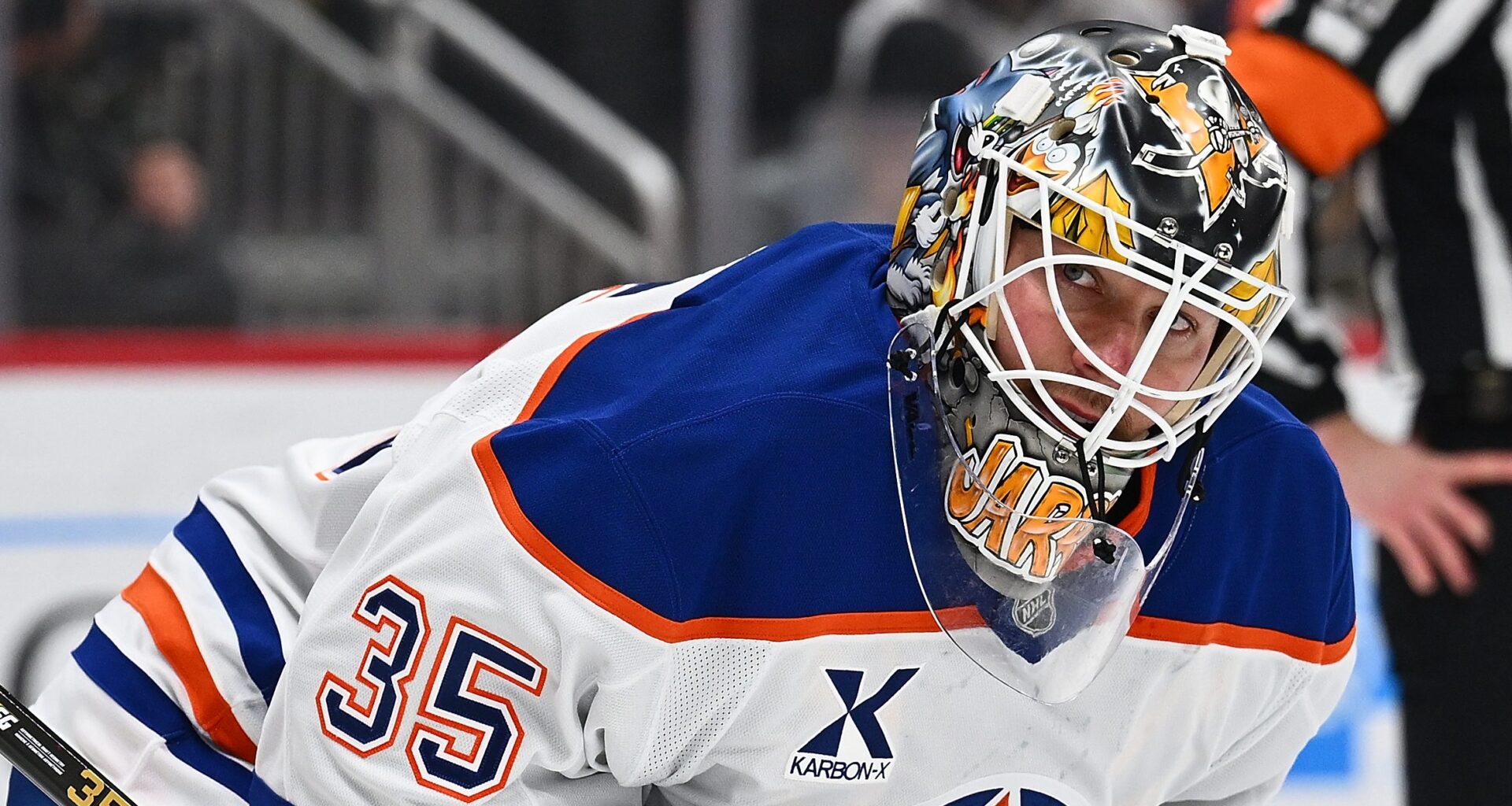 Flames Mock Oilers Goaltender Tristan Jarry Following Win