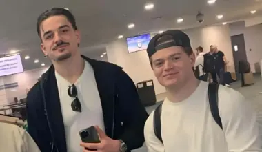 Arber Xhekaj and Cole Caufield among four Canadiens players spotted at the airport as Olympic break