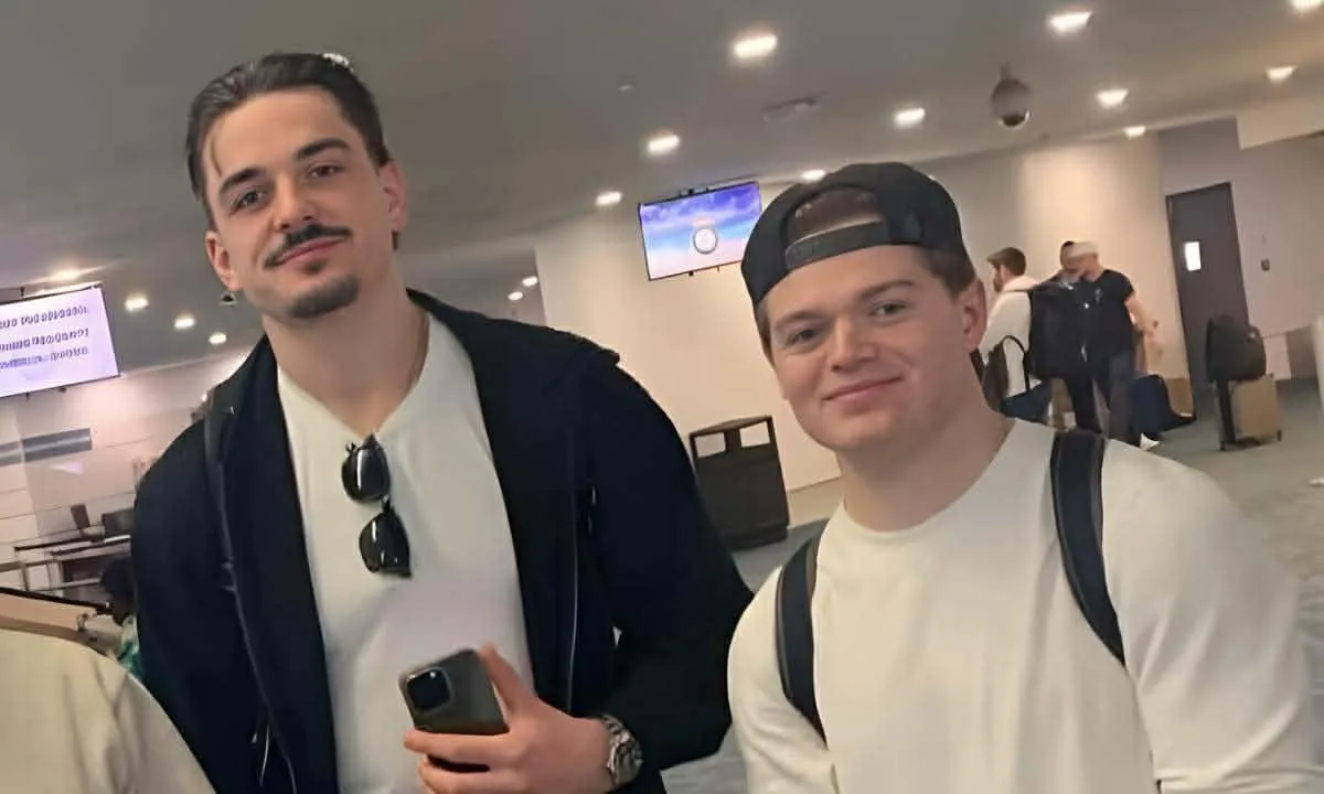 Arber Xhekaj and Cole Caufield among four Canadiens players spotted at the airport as Olympic break