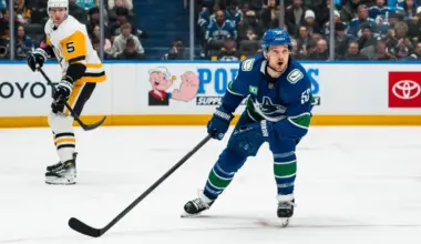 Vancouver Canucks forward Teddy Blueger has a lot to play for after calling his the team