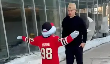 A Connor Bedard interaction with a Chicago Blackhawks fan is going viral once again