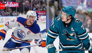 Tom Wilson reacts hilariously after joining Connor McDavid and Macklin Celebrini on Team Canada top line | NHL News