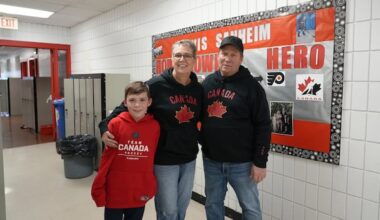 Elkhorn, Man. rallies around local hockey star as he laces up for Team Canada in Milan