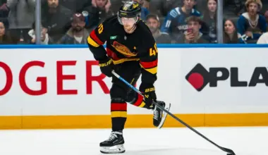 Adam Foote issues bold prediction about Elias Pettersson after retuning from the Olympics