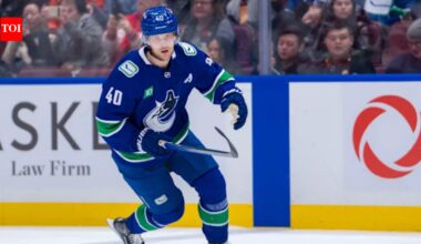 Adam Foote shares NHL trade rumors prediction about Elias Pettersson after Team Sweden's Olympic return performance | NHL News