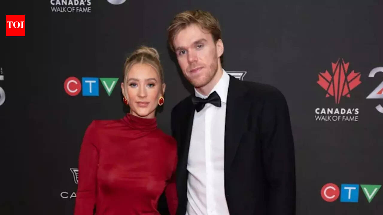 Connor McDavid’s wife Lauren Kyle turns heads in bold red at Canada’s Olympic opener | NHL News