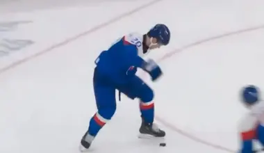 Video review reveals possible officiating error on Slovakia goal involving Juraj Slafkovsky