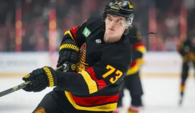 Proposed trade sends Vancouver Canucks forward & 2026 Olympian to Original Six franchise