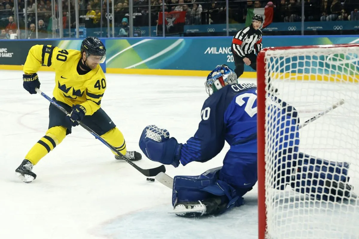 Vancouver Canucks' Elias Pettersson struggling in a big way at the 2026 Winter Olympics