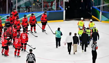 Unsettling scene between Canada and Switzerland as a star player is hospitalized