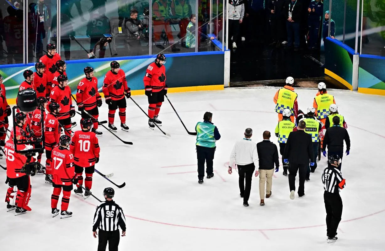 Unsettling scene between Canada and Switzerland as a star player is hospitalized