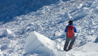 The slide occurred on a 38-degree slope on Bald Mountain's east side, near the town of Breckenridge. "This was an usually large avalanche for this time of year," said CAIC forecaster Scott Toepfer, who visited the debris field the next day.