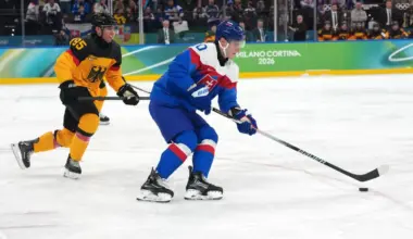 Juraj Slafkovsky headfirst incident vs Germany raises Olympic concussion protocol concerns