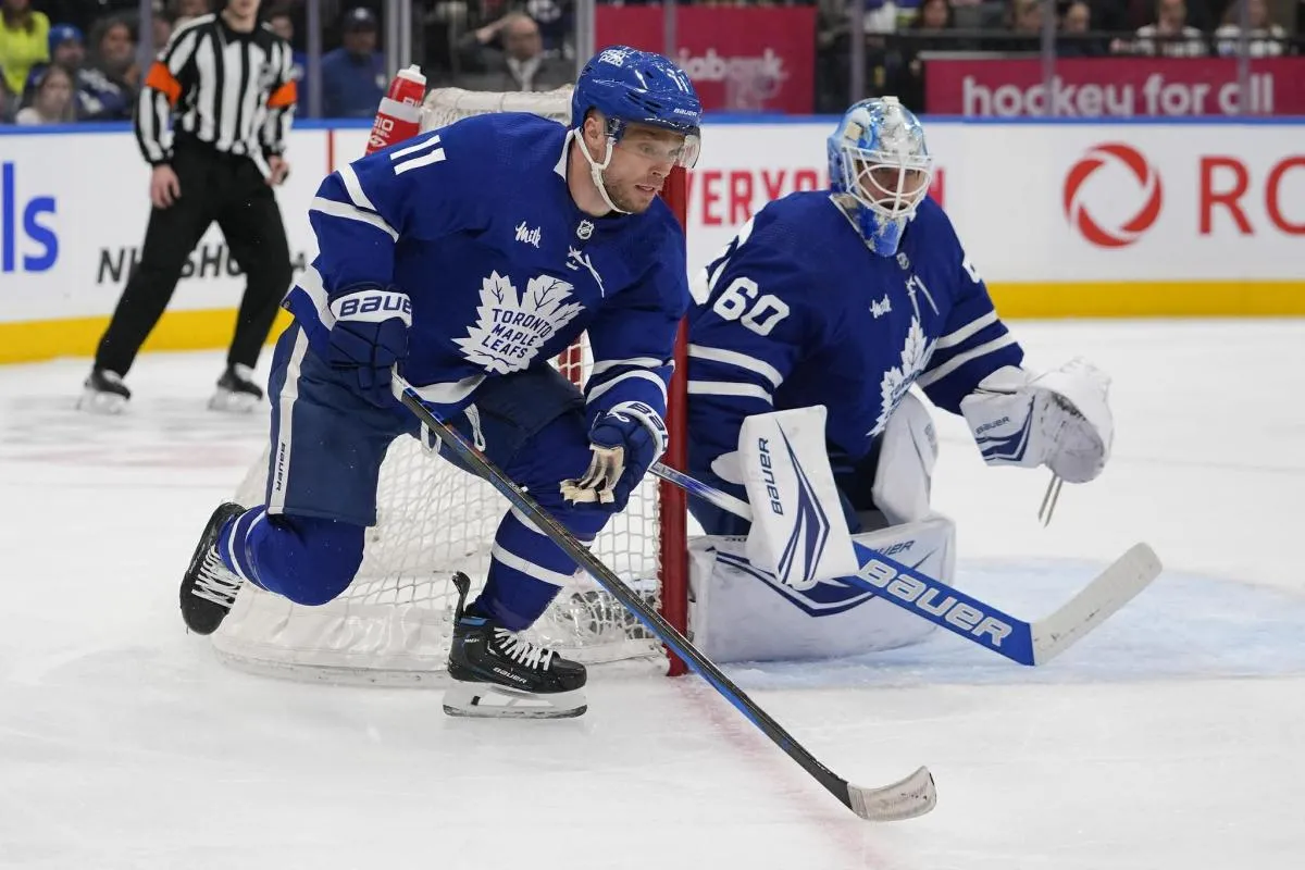 Maple Leafs make roster move after Max Domi and Joseph Woll miss practice