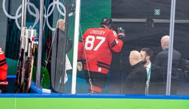 Sidney Crosby "day-to-day" after Olympic injury, Penguins express support for their captain