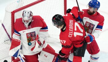 Macklin Celebrini has three points as Canada beats Czechia in quarterfinals