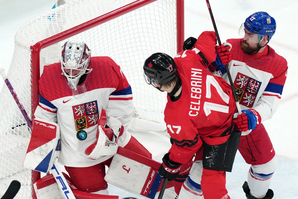 Macklin Celebrini has three points as Canada beats Czechia in quarterfinals