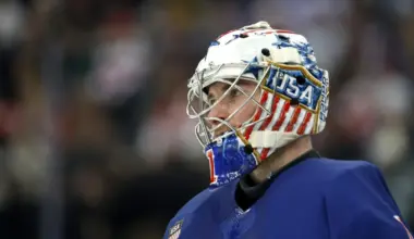 Jeremy Swayman scratched for Team USA's semifinal matchup