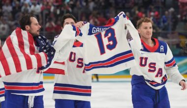 US men's hockey honors Johnny Gaudreau
