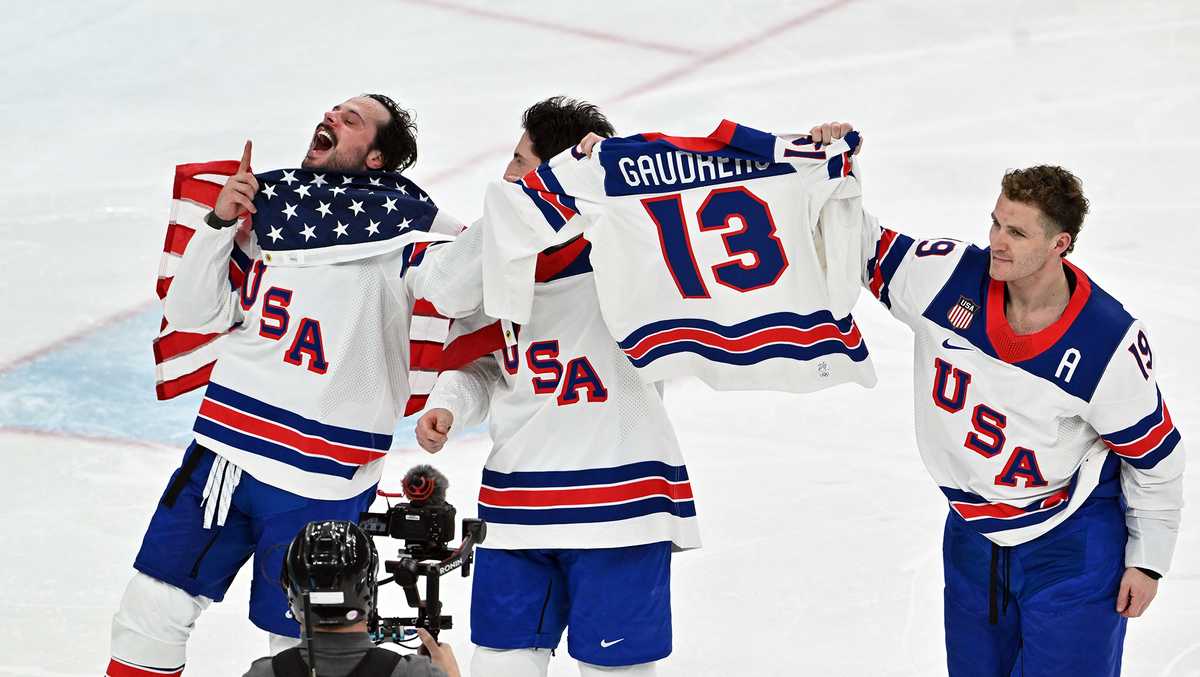 Johnny Gaudreau honored after Team USA men's hockey wins gold