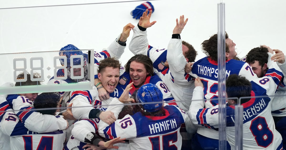 Jack Hughes’ overtime goal lifts U.S. Hockey to Olympic gold over Canada