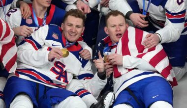 Team USA's Tkachuk brothers keep first responders in mind after gold medal