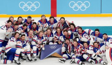 US men’s hockey team gets backlash for phone call with Trump who made joke about inviting women’s team