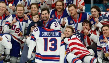 Johnny Gaudreau's wife talks Olympic hockey honor