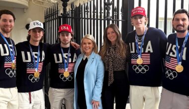 Tage Thompson Responds To MAGA Hat Criticism After Olympic Gold