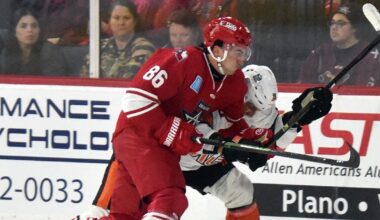 Allen Americans | Americans Fall in KC 4-3