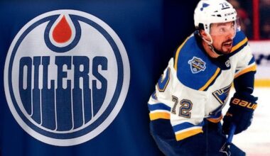 Insider Links Blue Line Names to Oilers -- Leafs and Blues Involved