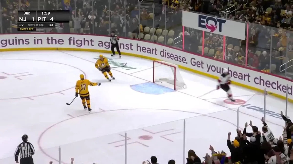 Blake Lizotte with a Shorthanded Goal vs. New Jersey Devils