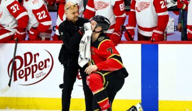 Senators' Brady Tkachuk bloodied, gets game misconduct in return to NHL action