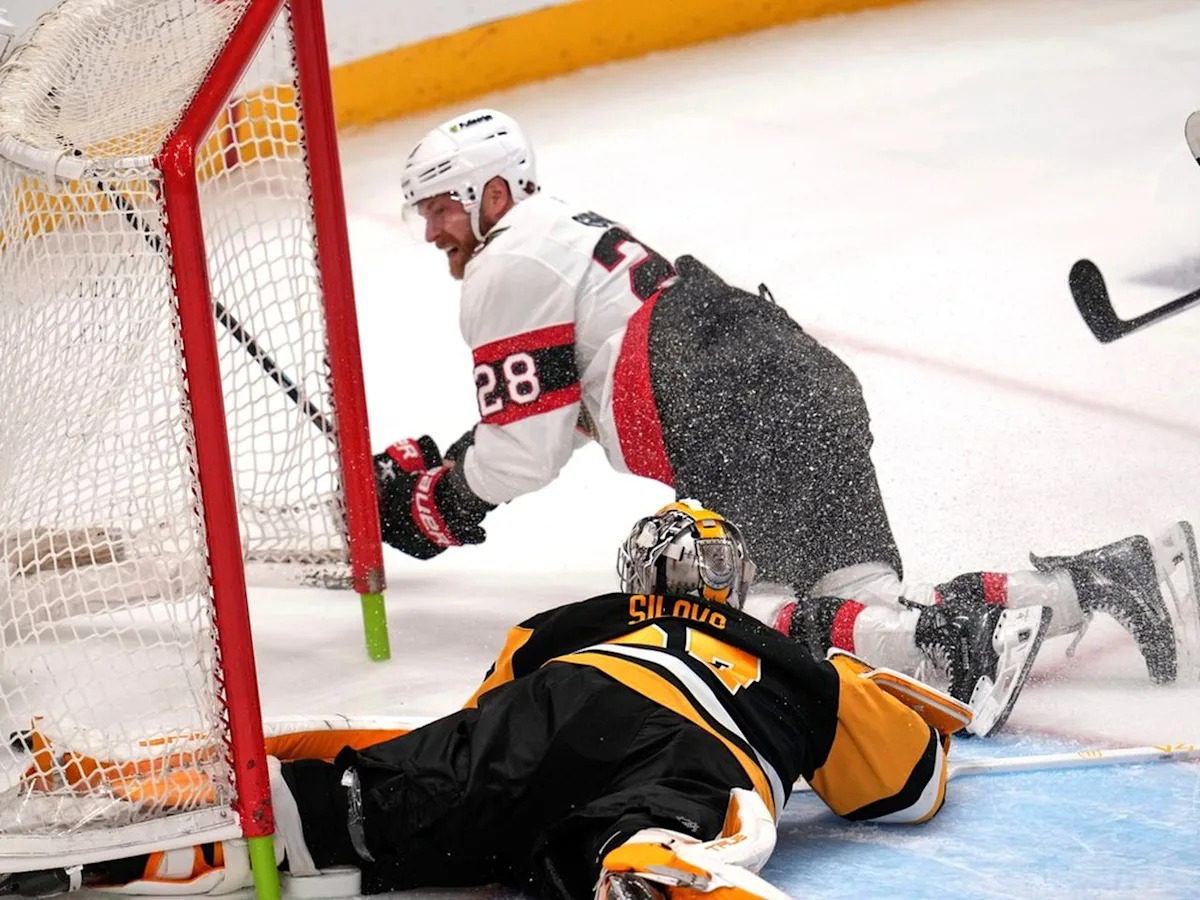 Ottawa Senators' winning goal leaves Penguins frustrated with officials