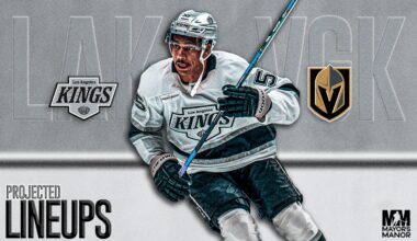 Projected Lineups, Kings vs. Golden Knights; The End of an Era in LA Hockey