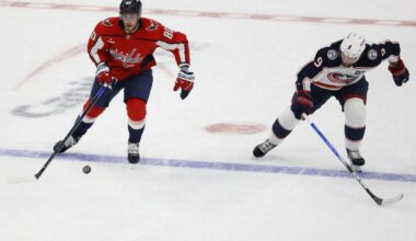 Capitals F Pierre-Luc Dubois returns to lineup after 47-game absence