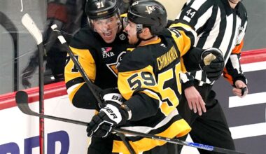 Penguins at the break: Evgeni Malkin bounceback, Egor Chinakhov addition highlight big year from top six