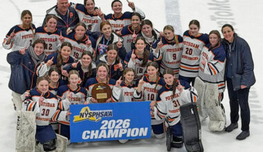 Photo courtesy of Potsdam Girls Varsity Hockey Facebook page.