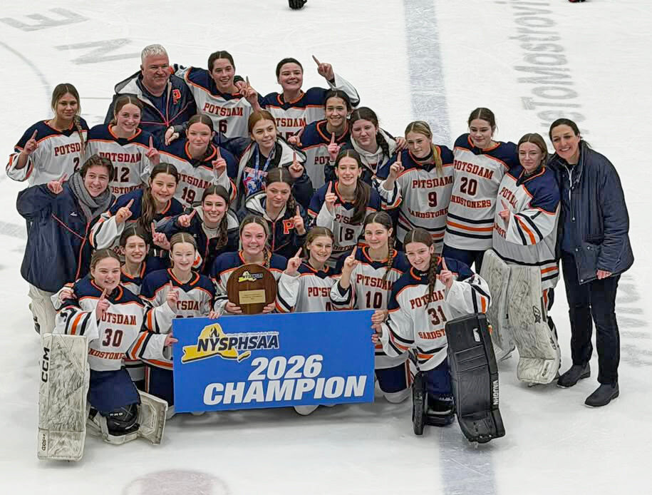 Photo courtesy of Potsdam Girls Varsity Hockey Facebook page.