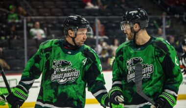 Ghost Pirates Blank Gladiators 3–0 for Fourth Straight Win