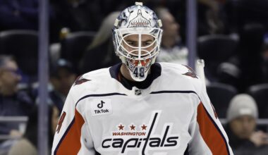 Capitals Goalie Logan Thompson's Moose Mask for Canada's Winter Olympics Uniform Revealed in Photos